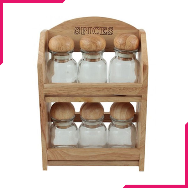 Billi Spice Rack with Bottle - bakeware bake house kitchenware bakers supplies baking