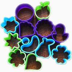 Multi Shaped Cookie Fondant Cutter Set - bakeware bake house kitchenware bakers supplies baking