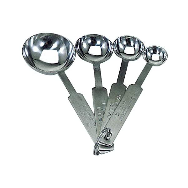 Stainless Steel Measuring Spoon Set Heavy Gauge - bakeware bake house kitchenware bakers supplies baking