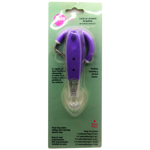 Bake Eet Measuring Spoons Set Plastic - bakeware bake house kitchenware bakers supplies baking