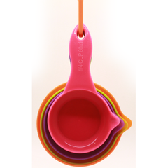 4 pc Measuring Cups Set Multi Color - bakeware bake house kitchenware bakers supplies baking
