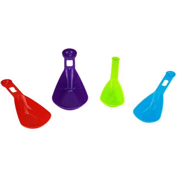 Set of 4 Scoops with Measuring Spoons - bakeware bake house kitchenware bakers supplies baking