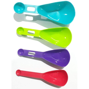 Set of 4 Scoops with Measuring Spoons - bakeware bake house kitchenware bakers supplies baking