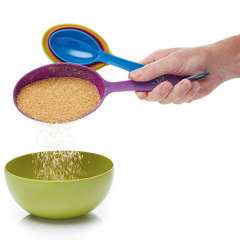 Kitchen Craft Colourworks Measuring Cup Set 4Pcs - bakeware bake house kitchenware bakers supplies baking
