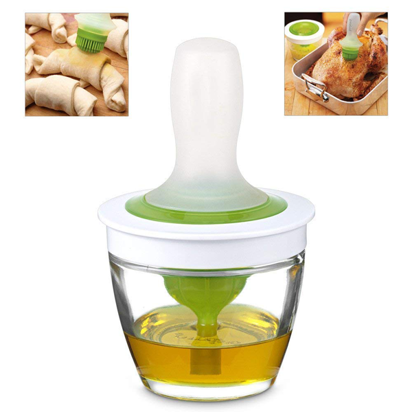 Silicone Chef's Basting Oil Brush Set - bakeware bake house kitchenware bakers supplies baking
