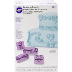 Decorative Press Set 28-Piece - bakeware bake house kitchenware bakers supplies baking
