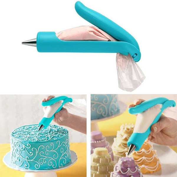 Squeeze Hand Cream Floral E-Z Deco Icing/Decorating Mouth Pen - bakeware bake house kitchenware bakers supplies baking