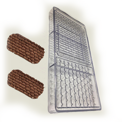Acrylic Chocolate Mold House Walls - bakeware bake house kitchenware bakers supplies baking