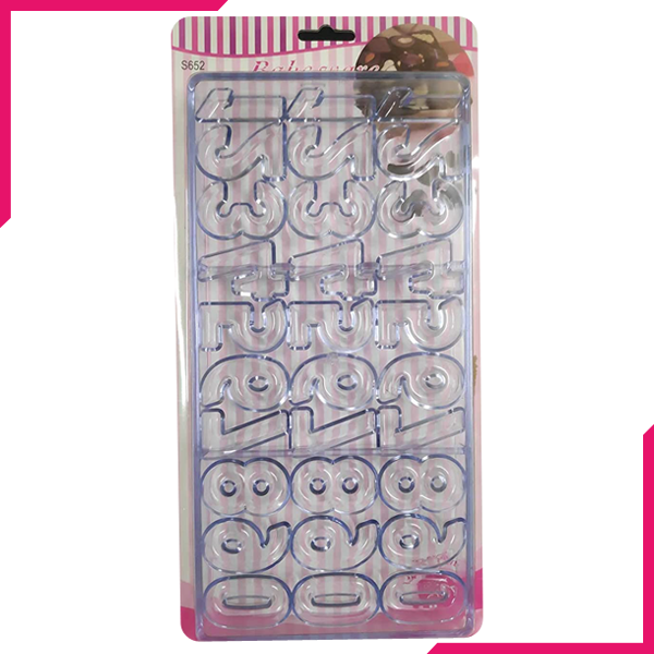 Cake Decor 0 to 9 Number Shape Polycarbonate Chocolate Mold - bakeware bake house kitchenware bakers supplies baking