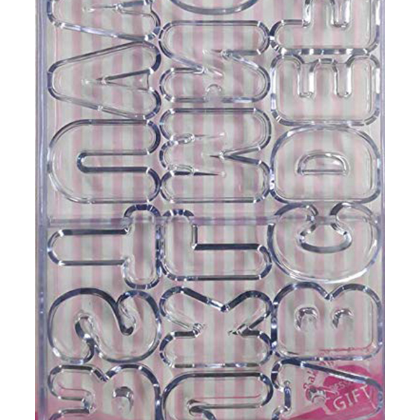 Cake Decor 26 Cavity Alphabet Shape Polycarbonate Chocolate Mold - bakeware bake house kitchenware bakers supplies baking