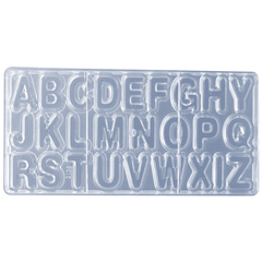 Cake Decor 26 Cavity Alphabet Shape Polycarbonate Chocolate Mold - bakeware bake house kitchenware bakers supplies baking