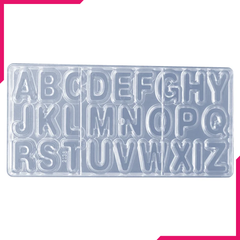 Cake Decor 26 Cavity Alphabet Shape Polycarbonate Chocolate Mold - bakeware bake house kitchenware bakers supplies baking