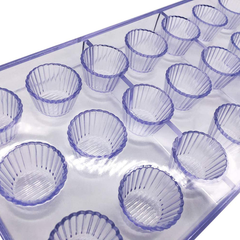 Acrylic Round Shell Mold - bakeware bake house kitchenware bakers supplies baking