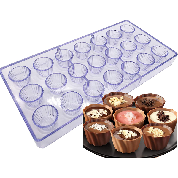 Acrylic Round Shell Mold - bakeware bake house kitchenware bakers supplies baking