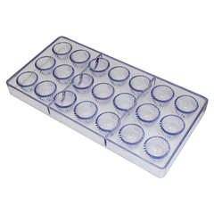 Cake Decor 21 Cavity Flower Polycarbonate Chocolate Mold - bakeware bake house kitchenware bakers supplies baking