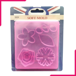 Silicone Soft Flower Mold - bakeware bake house kitchenware bakers supplies baking
