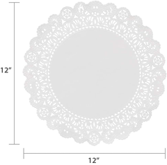 Doilies Baking Paper Mats 50Pcs - bakeware bake house kitchenware bakers supplies baking