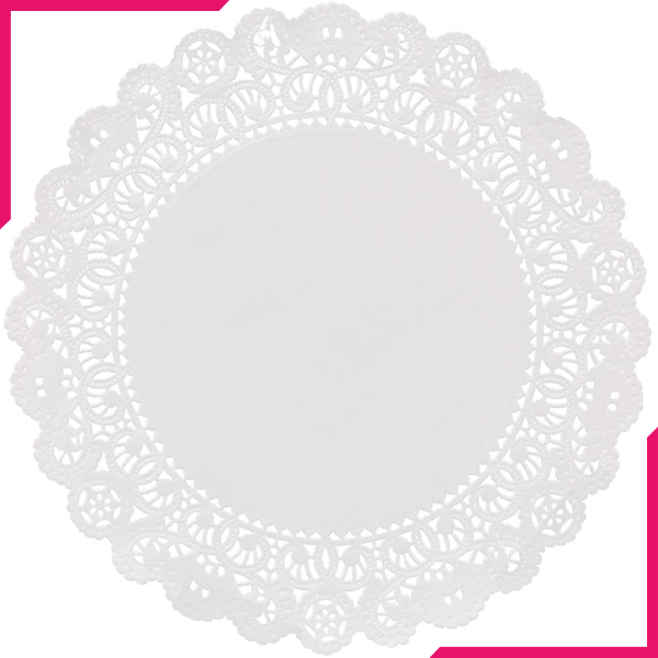 Doilies Baking Paper Mats 50Pcs - bakeware bake house kitchenware bakers supplies baking