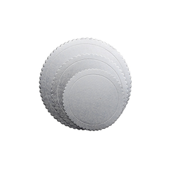 Round Cake Board Silver 3Pcs Set - bakeware bake house kitchenware bakers supplies baking