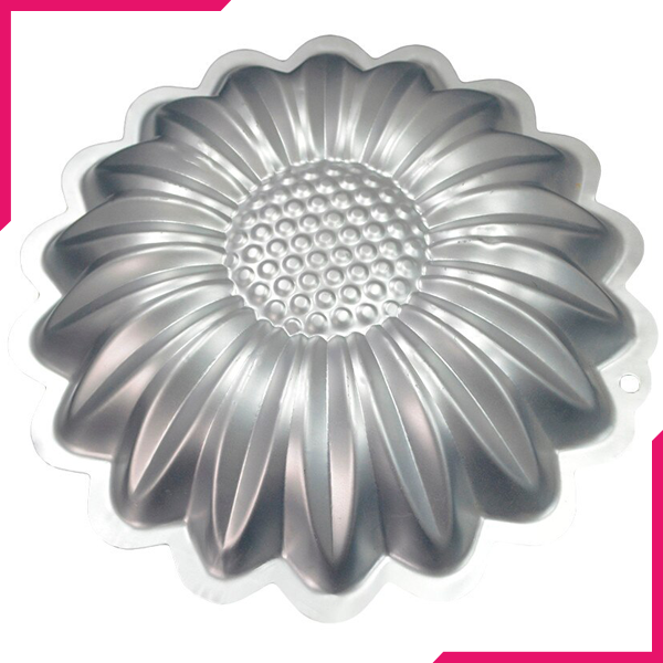 Aluminum Sunflower Cake Decorating Mold - bakeware bake house kitchenware bakers supplies baking