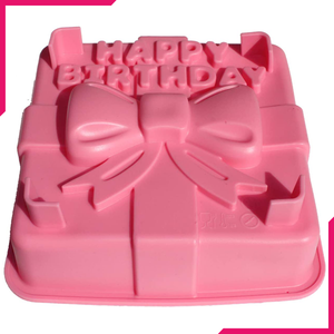 Happy Birthday Silicone Cake Mold - bakeware bake house kitchenware bakers supplies baking