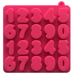 0 to 9 Digital Number Shape Silicone Ice Cube Tray Mold - bakeware bake house kitchenware bakers supplies baking
