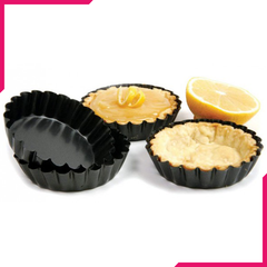 Mini Round Tart Pan 18Pcs - bakeware bake house kitchenware bakers supplies baking