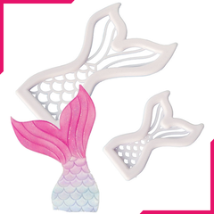 Fish Tail Fondant & Cookie Cutter 2Pcs Set - bakeware bake house kitchenware bakers supplies baking