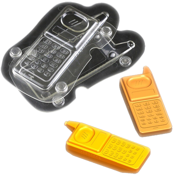 Acrylic 3D Mobile Shape Chocolate Mold - bakeware bake house kitchenware bakers supplies baking