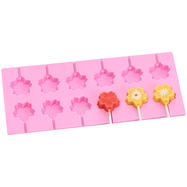 Silicone Mold for Flower Lollipop - bakeware bake house kitchenware bakers supplies baking