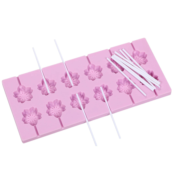 Silicone Mold for Flower Lollipop - bakeware bake house kitchenware bakers supplies baking