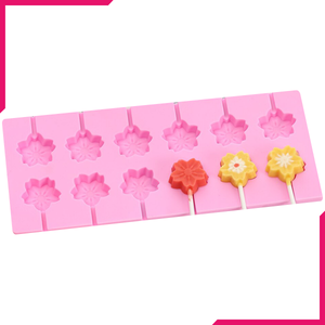 Silicone Mold for Flower Lollipop - bakeware bake house kitchenware bakers supplies baking