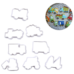 Construction Vehicle Cookie Cutter 8 Pcs Set - bakeware bake house kitchenware bakers supplies baking