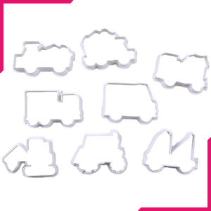 Construction Vehicle Cookie Cutter 8 Pcs Set - bakeware bake house kitchenware bakers supplies baking