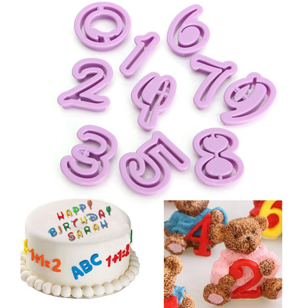 Disney Number Cutter Set - bakeware bake house kitchenware bakers supplies baking