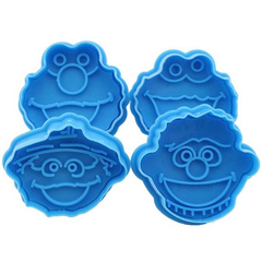 3D Sesame Street Elmo Biscuit Cookie Cutter - bakeware bake house kitchenware bakers supplies baking