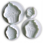 Cupcake Ice Cream Plunge Cutter 4 Pcs - bakeware bake house kitchenware bakers supplies baking