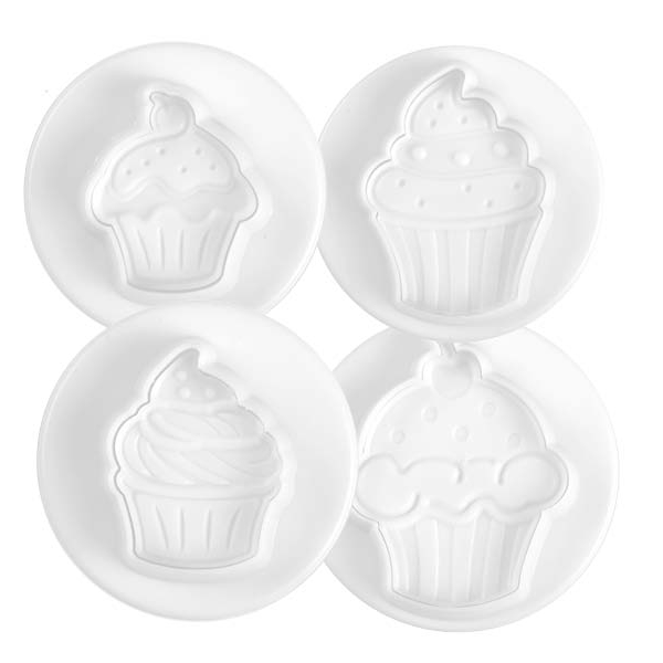 Cupcake Ice Cream Plunge Cutter 4 Pcs - bakeware bake house kitchenware bakers supplies baking