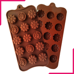 Chocolate Mold Flowers Shapes - bakeware bake house kitchenware bakers supplies baking