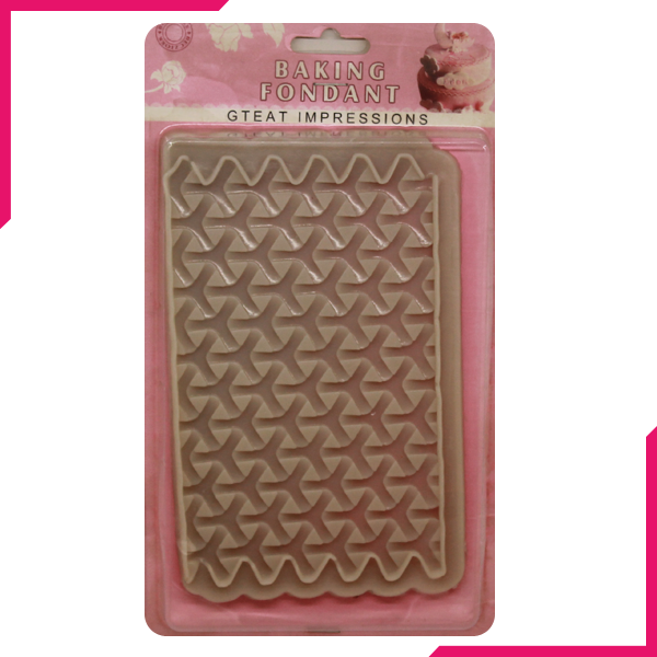 Silicone Fondant Hexagon Pattern Mold - bakeware bake house kitchenware bakers supplies baking