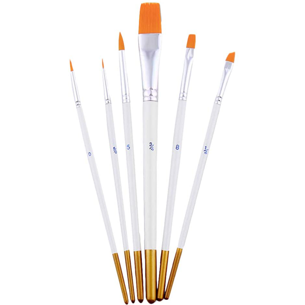 Decorating Brush Set 6 Pcs - bakeware bake house kitchenware bakers supplies baking