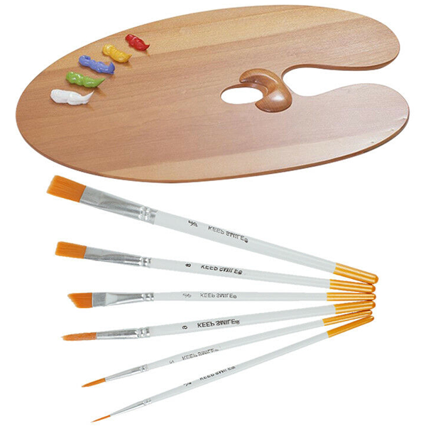 Decorating Brush Set 6 Pcs - bakeware bake house kitchenware bakers supplies baking