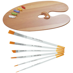 Decorating Brush Set 6 Pcs - bakeware bake house kitchenware bakers supplies baking