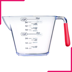 Acrylic Measuring Jug 500ml - bakeware bake house kitchenware bakers supplies baking