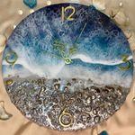 Handmade Resin Art Wall Clock