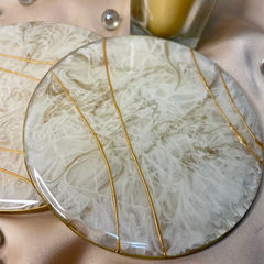 Handmade Resin Art Coaster Set 003
