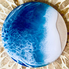 Handmade Resin Art Sea Effect Coaster