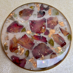 Handmade Resin Art Deep Treasure Coaster Set Of 2