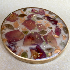 Handmade Resin Art Deep Treasure Coaster Set Of 2