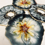 Handmade Resin Art Set Of 4 Coasters